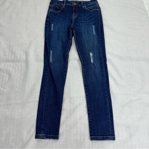 Mango Size 28 Uptown Slim Fit Push Up Distressed Stretch Jeans - Picture 8 of 13